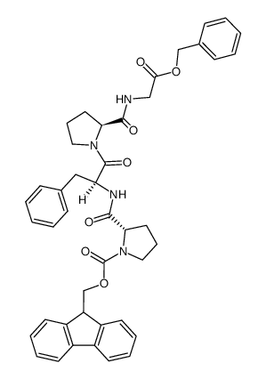 Fmoc-Pro-Phe-Pro-Gly-OBzl Structure