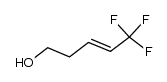5,5,5-trifluoro-pent-3t-en-1-ol结构式