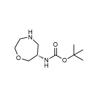 (S)-tert-Butyl 1,4-oxazepan-6-ylcarbamate Structure