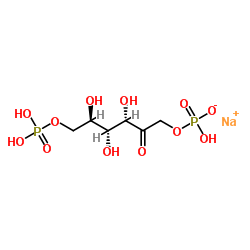 d-Fructose, 1,6-bis(dihydrogen phosphate), sodium salt结构式