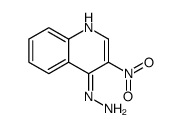 (3-nitroquinolin-4-yl)hydrazine结构式