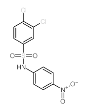 Benzenesulfonamide,3,4-dichloro-N-(4-nitrophenyl)- structure