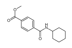 4-(环己基氨基甲酰)苯甲酸甲酯结构式