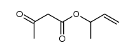 acetoacetic acid 1-methyl-allyl ester Structure