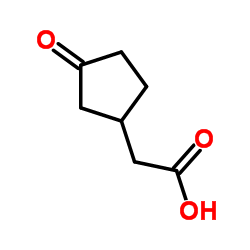 (1S)-3-氧代-环戊烷乙酸结构式