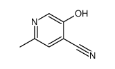 5-hydroxy-2-methylpyridine-4-carbonitrile Structure