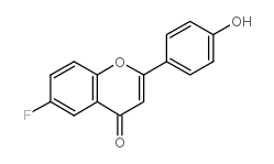 6-氟-4-羟基黄酮结构式