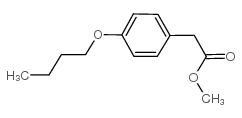 对丁氧基苯乙酸甲酯结构式