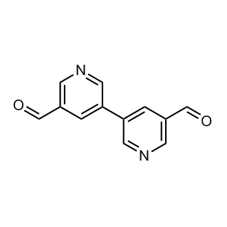 [3,3'-联吡啶]-5,5'-二甲醛结构式