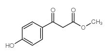 (4-羟基苯甲酰)乙酸甲酯结构式