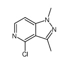 4-chloro-1,3-dimethyl-1H-pyrazolo[4,3-c]pyridine Structure