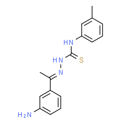1-(3-aminophenyl)ethanone N-(3-methylphenyl)thiosemicarbazone结构式