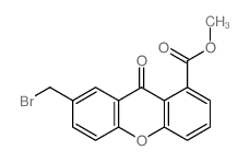 7-(溴甲基)-9-氧代-9H-呫吨-1-羧酸甲酯结构式