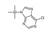 6-Chloro-9-(trimethylsilyl)-9H-purine结构式
