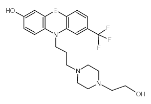 7-羟基氟奋乃静结构式