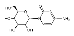1-(β-D-glucopyranosyl)cytosine结构式