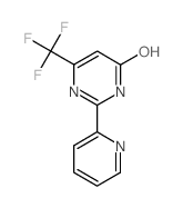2-(2-吡啶)-6-(三氟甲基)-4(3H)-嘧啶酮结构式