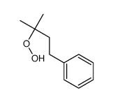 (3-hydroperoxy-3-methylbutyl)benzene结构式