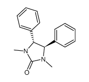 (4R,5R)-1,3-dimethyl-4,5-(diphenyl)-imidazolidin-2-one结构式