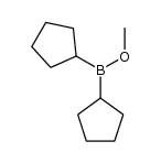 Borinic acid, dicyclopentyl-, methyl ester (6CI,9CI)结构式