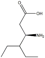 (3R)-3-Amino-4-ethylhexanoic acid Structure