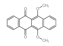 6,11-dimethoxytetracene-5,12-dione结构式