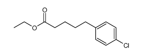 ethyl 5-(4-chlorophenyl)pentanoate结构式