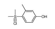 (4-Hydroxy-2-methylphenyl)dimethylsulphur chloride结构式
