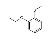 (2-ethoxyphenyl)(methyl)sulfane Structure