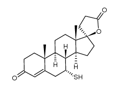 7Alpha-硫代螺内酯结构式