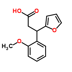 3-(2-Furyl)-3-(2-methoxyphenyl)propanoic acid Structure