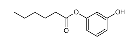 3-Hexanoyloxy-phenol结构式
