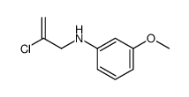 N-(2-chloroallyl)-3-methoxyaniline Structure