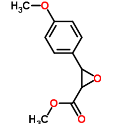 3-(4-甲氧基苯基)环氧乙烷-2-甲酸甲酯结构式