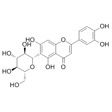 Luteolin-6-C-glucoside structure