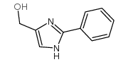 (2-苯基-1H-咪唑-4-基)甲醇结构式
