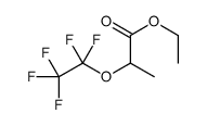 Ethyl 2-(pentafluoroethoxy)propanoate结构式