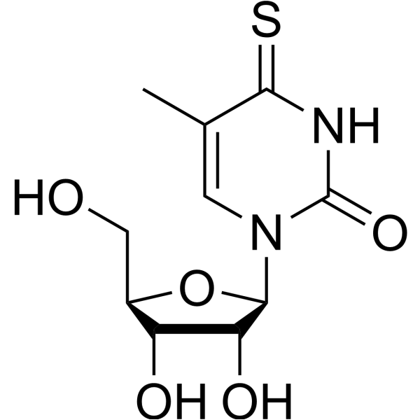 5-Methyl-4-thiouridine Structure