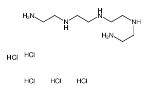 四乙烯五胺 五盐酸盐结构式