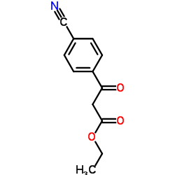 Ethyl 3-(4-cyanophenyl)-3-oxopropanoate structure