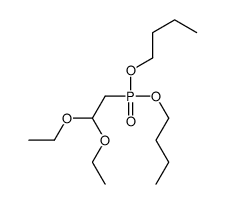 1-[butoxy(2,2-diethoxyethyl)phosphoryl]oxybutane Structure