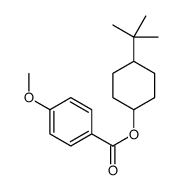 (4-tert-butylcyclohexyl) 4-methoxybenzoate结构式
