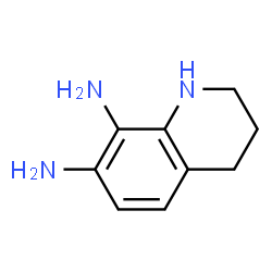 7,8-Quinolinediamine,1,2,3,4-tetrahydro-结构式