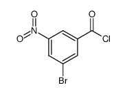3-bromo-5-nitrobenzoyl chloride结构式