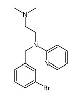 N-(m-Bromobenzyl)-N-(2-dimethylaminoethyl)-2-pyridinamine结构式