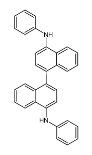 N,N'-diphenyl-(1,1'-binaphthyl)-4,4'-diamine结构式