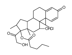 倍氯米松17-戊酸酯结构式