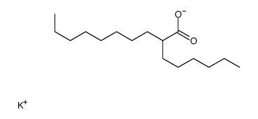 potassium,2-hexyldecanoate Structure