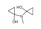 1-[(1-hydroxycyclopropyl)-methylamino]cyclopropan-1-ol结构式