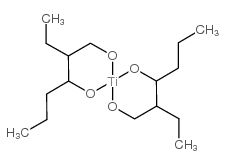 Tetraoctyliniglycol titanate structure